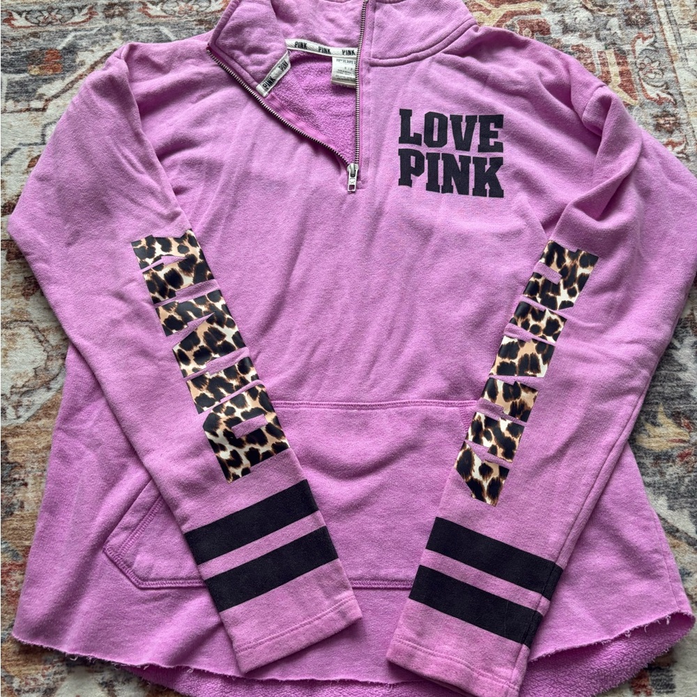 Victoria's Secret Pink Quarter-Zip Sweater